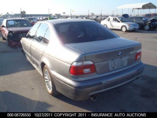 WBADN63463GS56589 2003 BMW 540I photo no. 3
