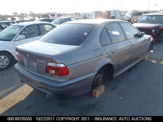 WBADN63463GS56589 2003 BMW 540I photo no. 4