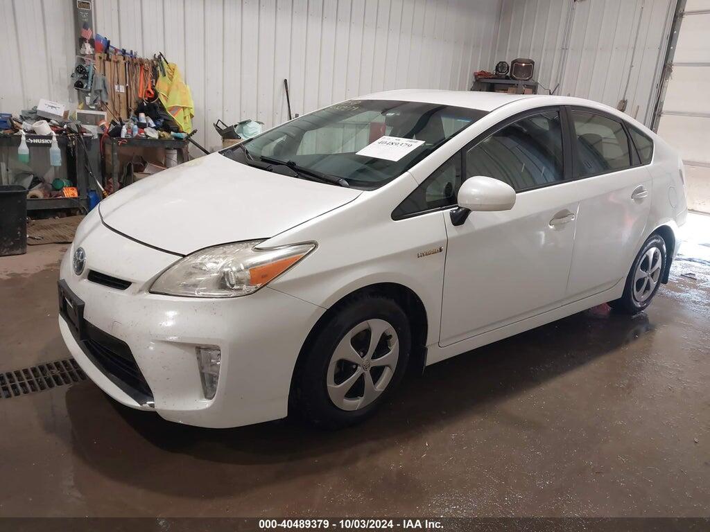 JTDKN3DU2E0381589 2014 TOYOTA PRIUS photo no. 2