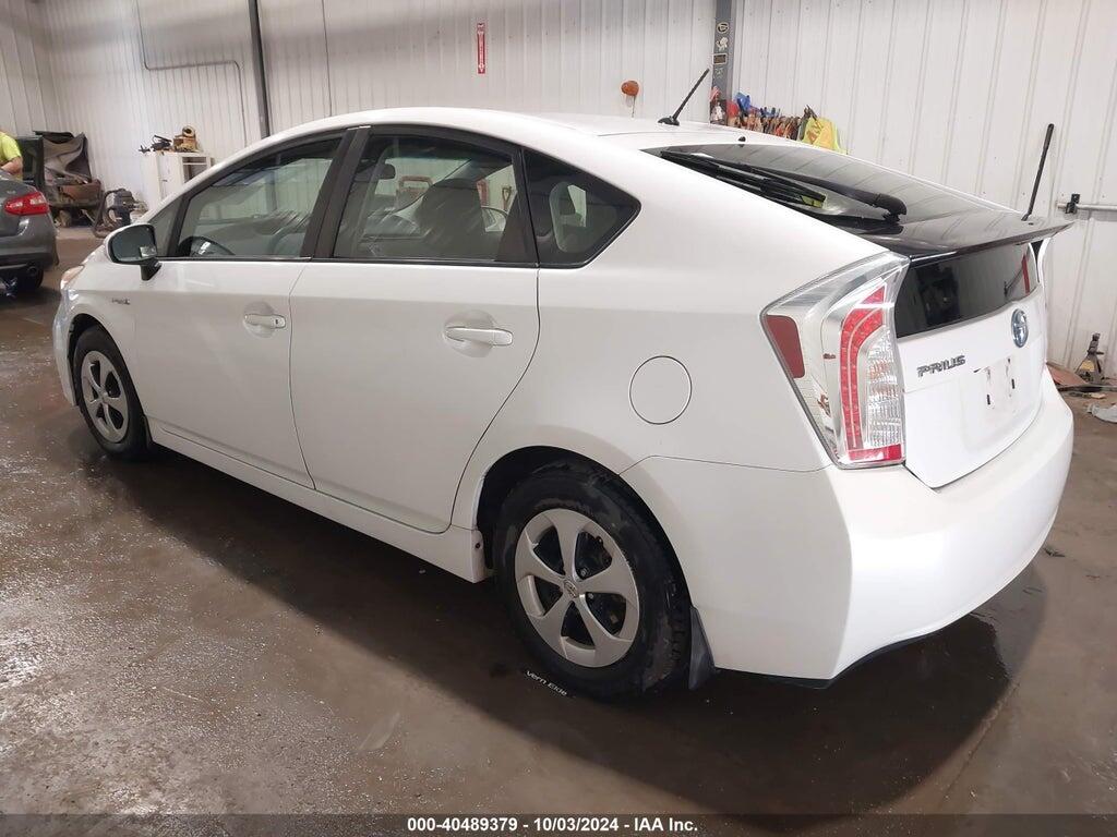 JTDKN3DU2E0381589 2014 TOYOTA PRIUS photo no. 3
