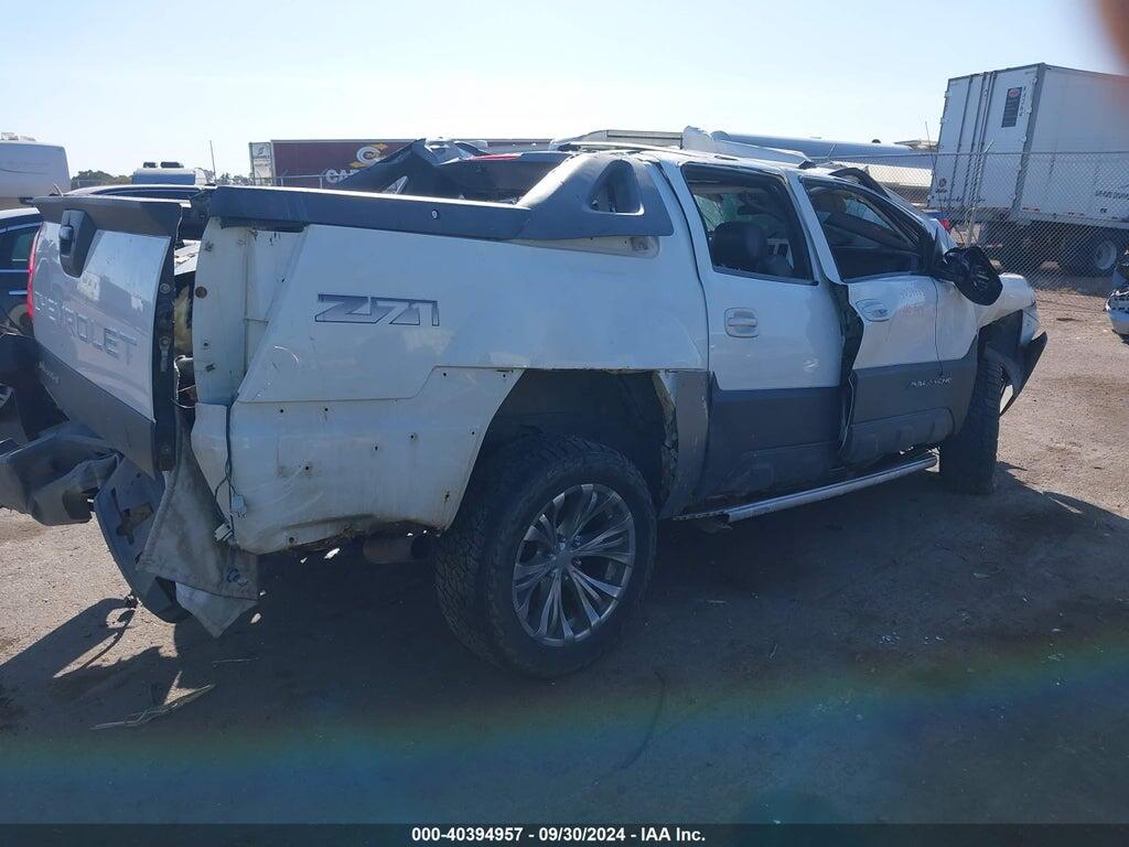 3GNEK12T54G128238 2004 CHEVROLET AVALANCHE 1500 photo no. 4