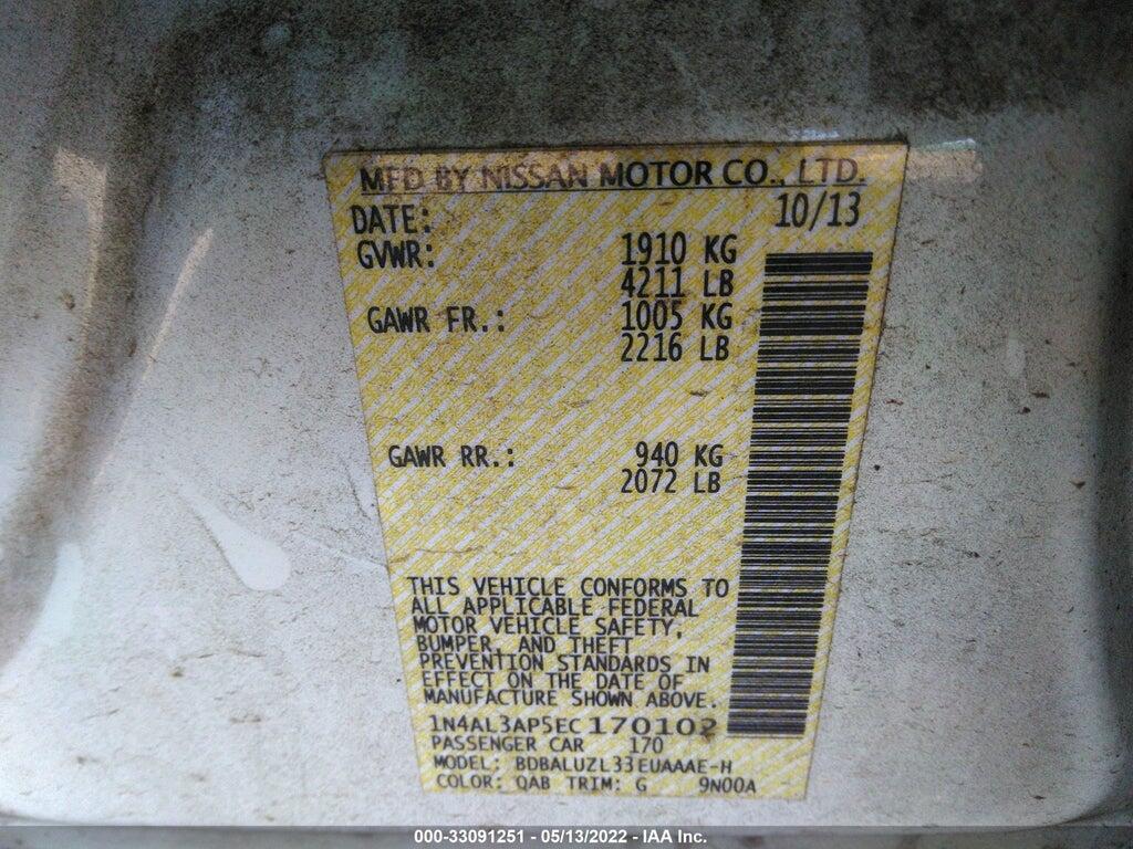 1N4AL3AP5EC170102 2014 NISSAN ALTIMA photo no. 9