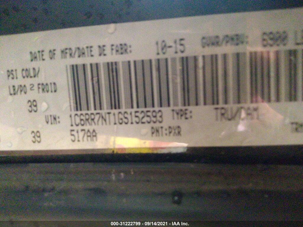 1C6RR7NT1GS152593 2016 RAM 1500 photo no. 9