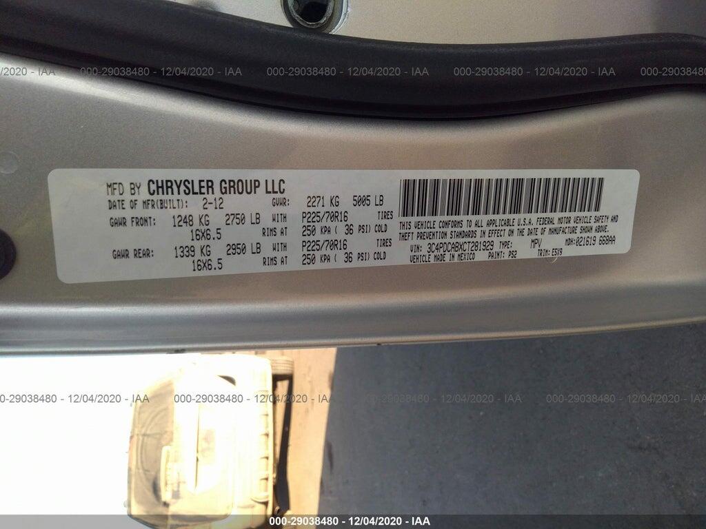 3C4PDCABXCT281929 2012 DODGE JOURNEY photo no. 9