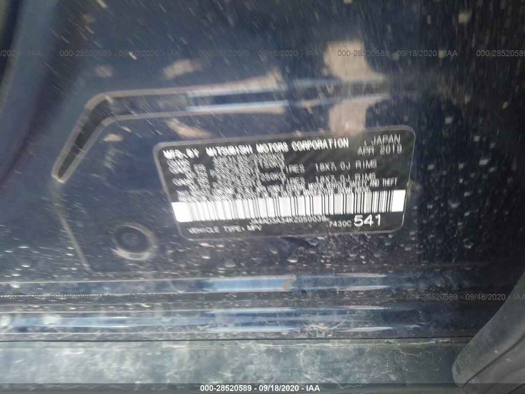 JA4AD3A34KZ050038 2019 MITSUBISHI OUTLANDER photo no. 9