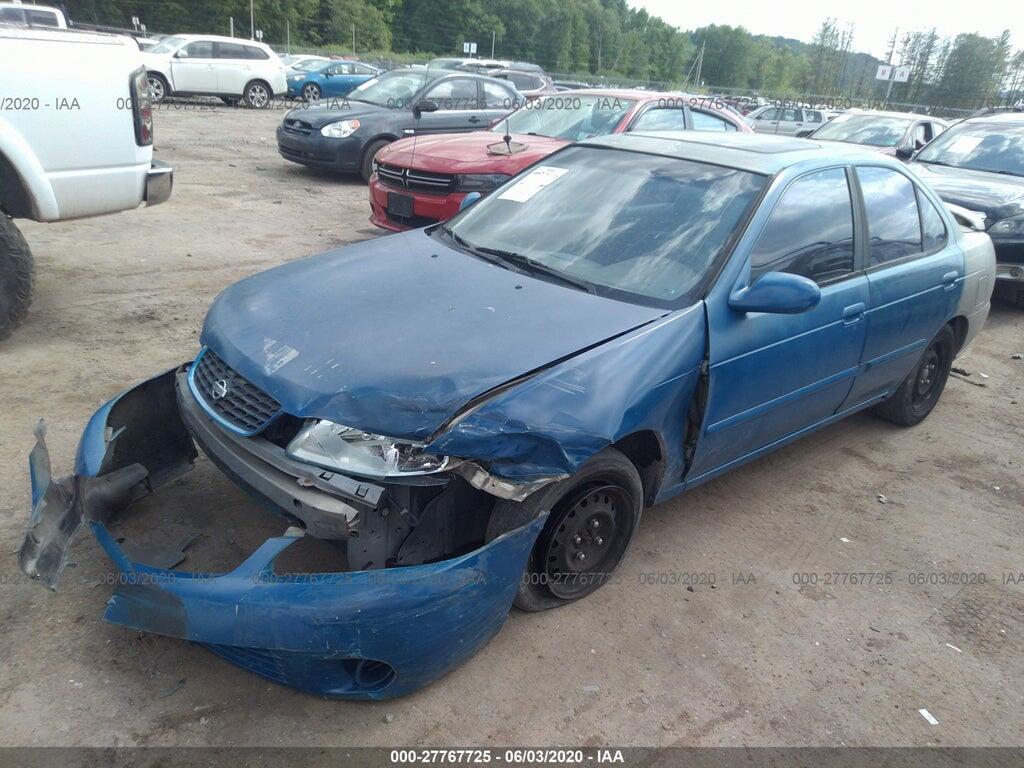 3N1CB51D01L423643 2001 NISSAN SENTRA photo no. 2