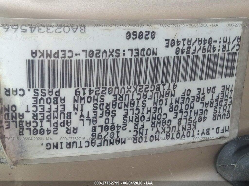 4T1BG22KXVU022419 1997 TOYOTA CAMRY photo no. 9