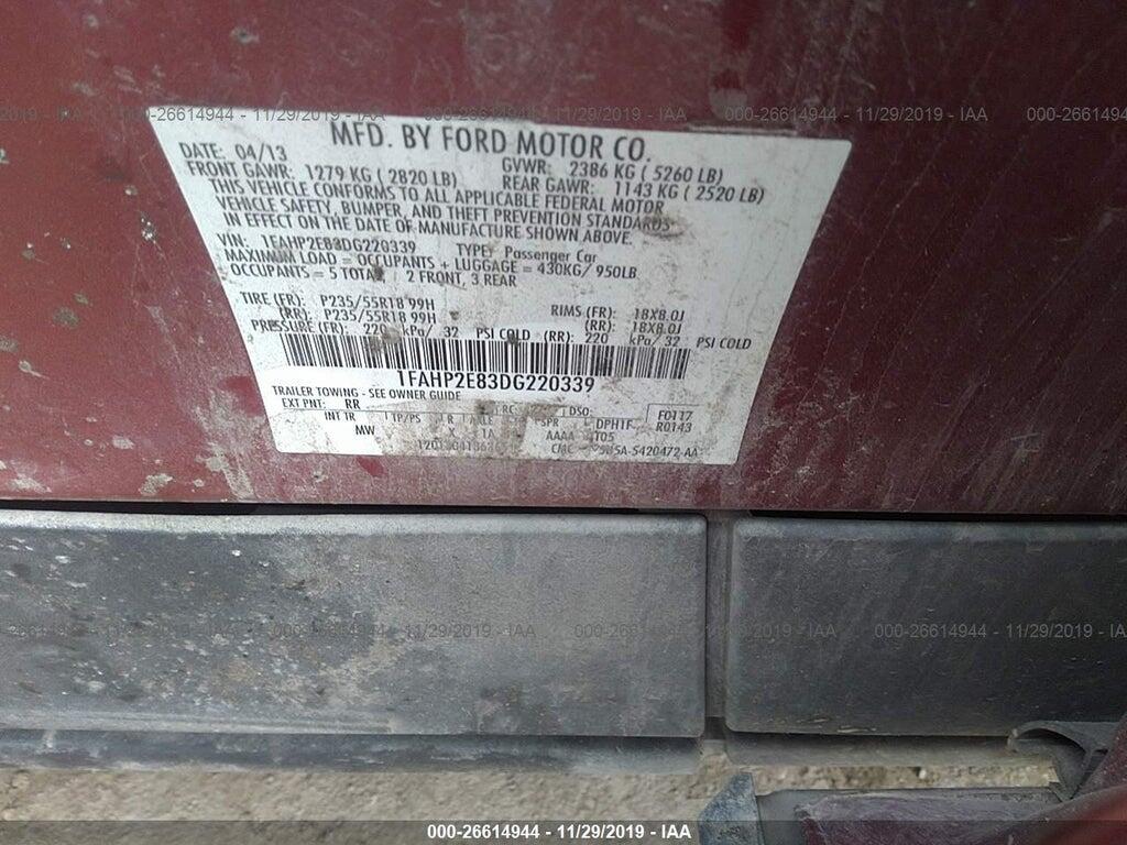 1FAHP2E83DG220339 2013 FORD TAURUS photo no. 9