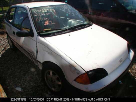 1992 GEO METRO 2C1MR2460N6797721