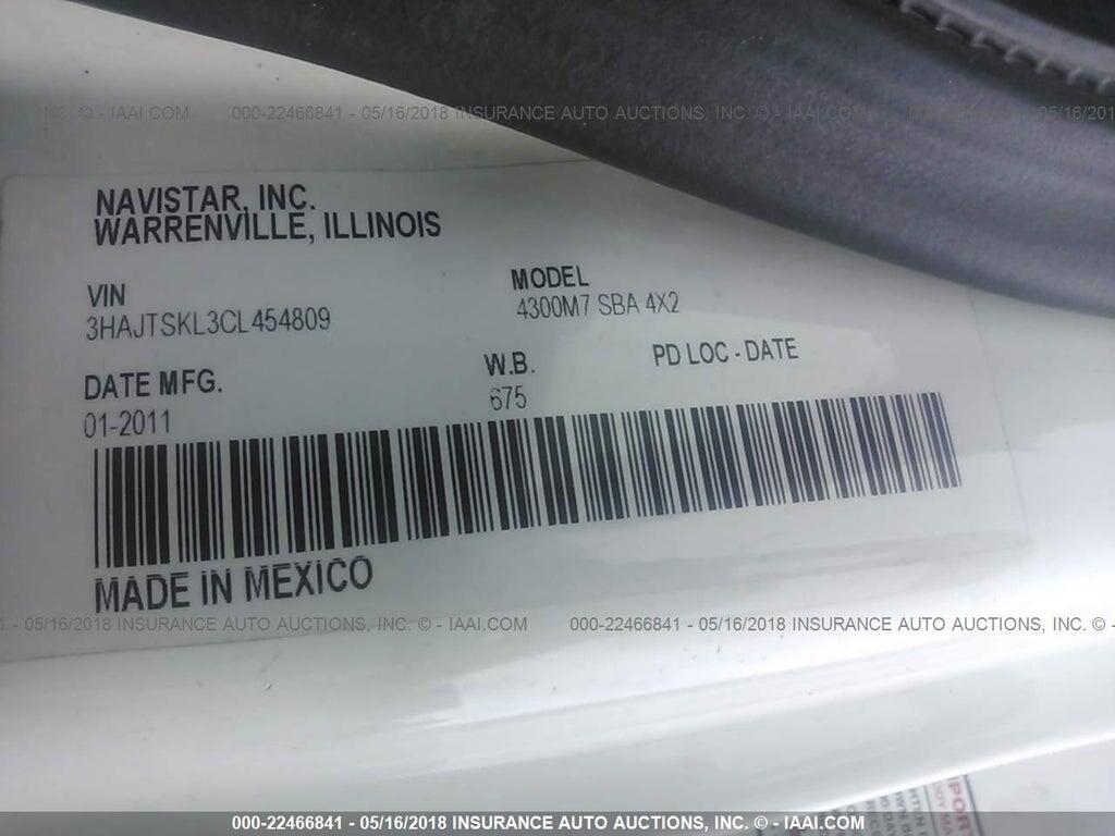 3HAJTSKL3CL454809 2012 INTERNATIONAL 4300 photo no. 10