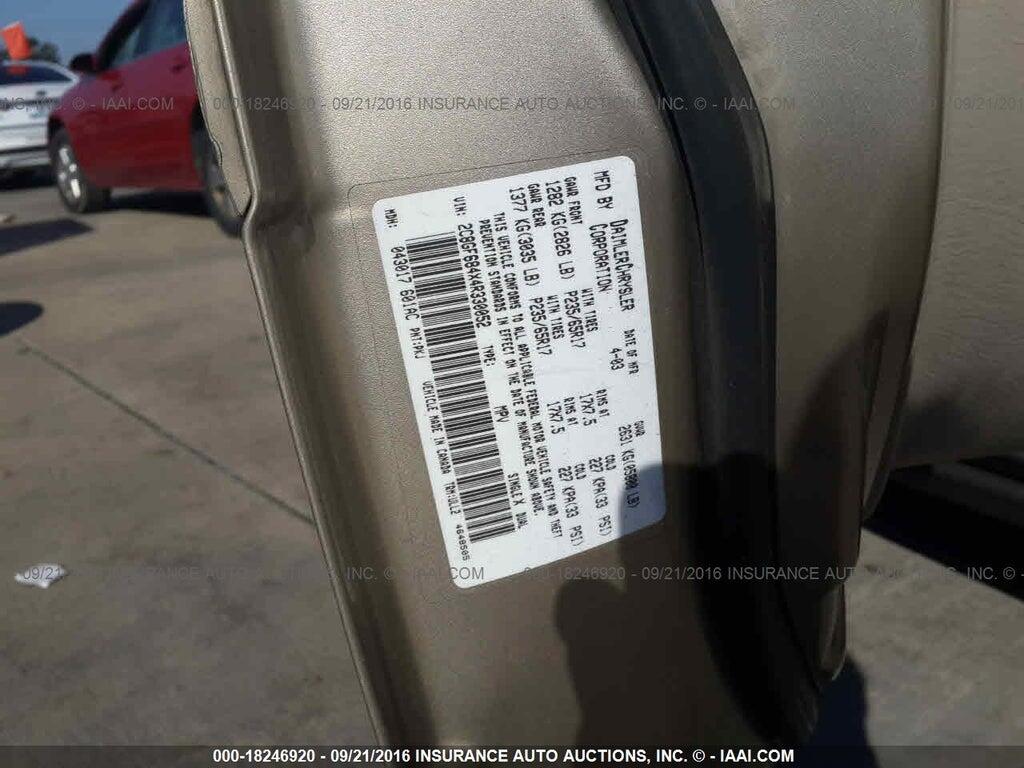 2C3GF684X4R330052 2004 CHRYSLER PACIFICA photo no. 9
