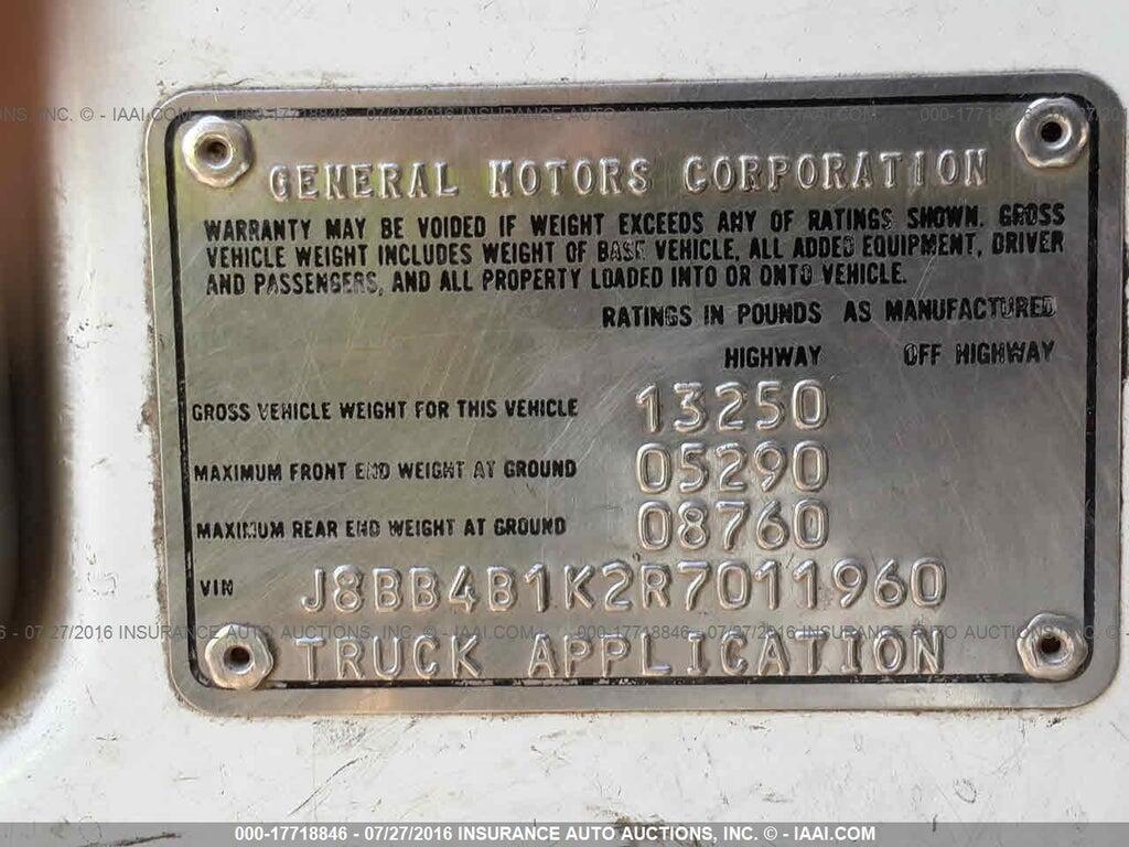J8BB4B1K2R7011960 1994 CHEVROLET TILT MASTER W4 photo no. 10
