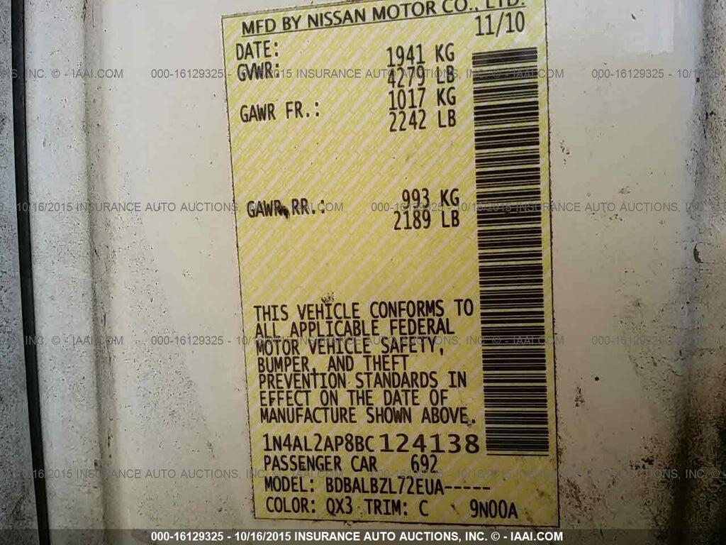 1N4AL2AP8BC124138 2011 NISSAN ALTIMA photo no. 9