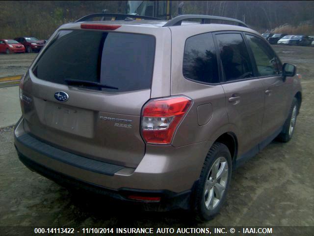 JF2SJAEC6EH407295 2014 SUBARU FORESTER photo no. 4