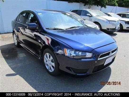 JA32U2FU1EU019626 2014 MITSUBISHI LANCER photo no. 1