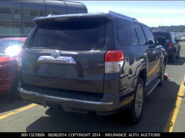 JTEBU5JR1C5083139 2012 TOYOTA 4 RUNNER photo no. 4