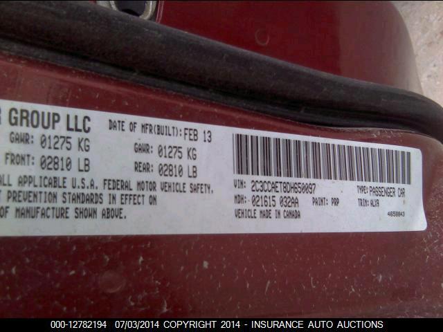 2C3CCAET8DH650097 2013 CHRYSLER 300 photo no. 9