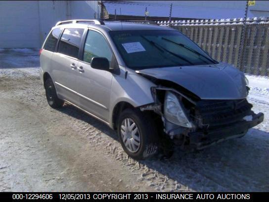 5TDZA23C85S302369 2005 TOYOTA SIENNA photo no. 1