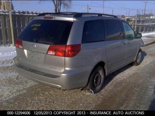 5TDZA23C85S302369 2005 TOYOTA SIENNA photo no. 4