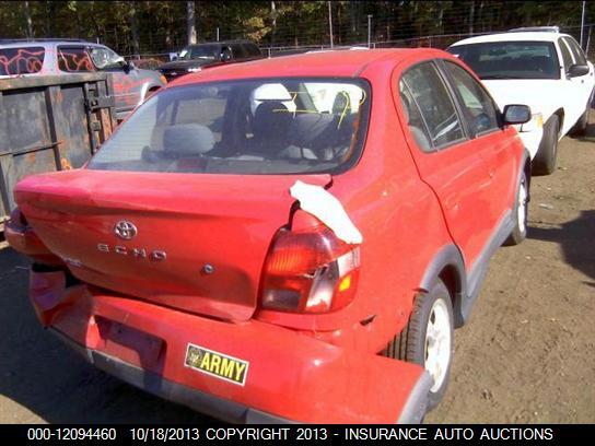 JTDBT1238Y0019288 2000 TOYOTA ECHO photo no. 4