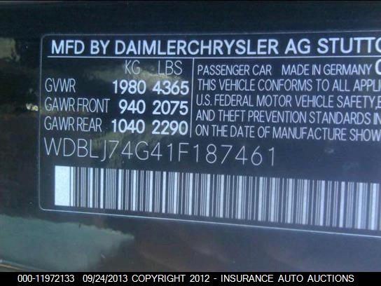WDBLJ74G41F187461 2001 MERCEDES-BENZ CLK55AMG photo no. 9