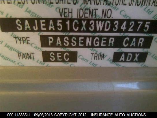 SAJEA51CX3WD34275 2003 JAGUAR X-TYPE photo no. 9
