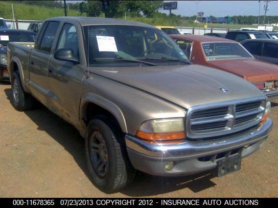 1D7HL48N33S101954 2003 DODGE DAKOTA photo no. 1
