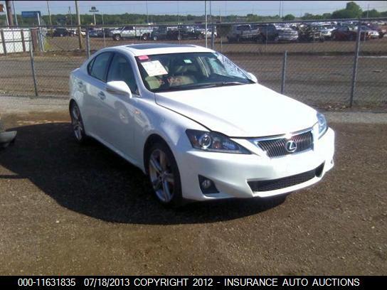 2012 LEXUS IS250 JTHBF5C23C5174278