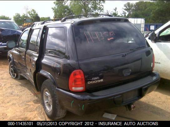 1B4HR28Z7YF245925 2000 DODGE DURANGO photo no. 3
