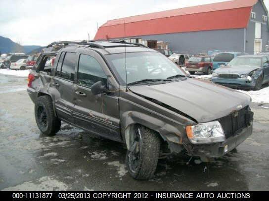 2000 JEEP GRAND CHEROKEE 1J4GW58N8YC333562