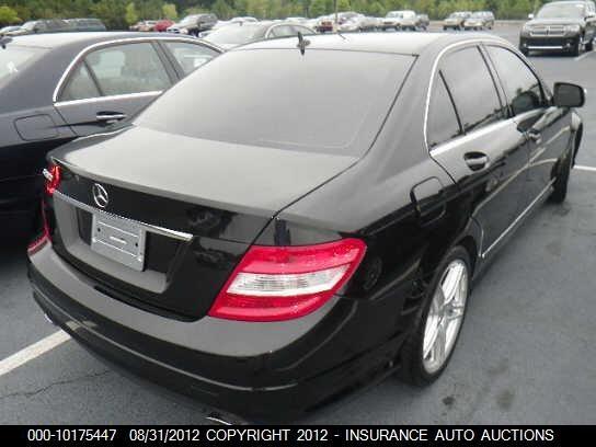 WDDGF54X19R079744 2009 MERCEDES-BENZ C300 photo no. 4