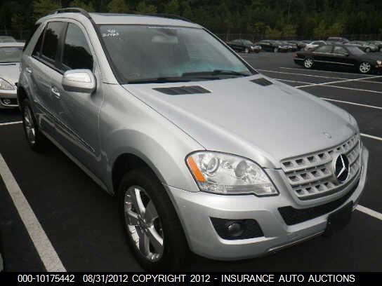 2009 MERCEDES-BENZ ML350 4JGBB86E79A470226