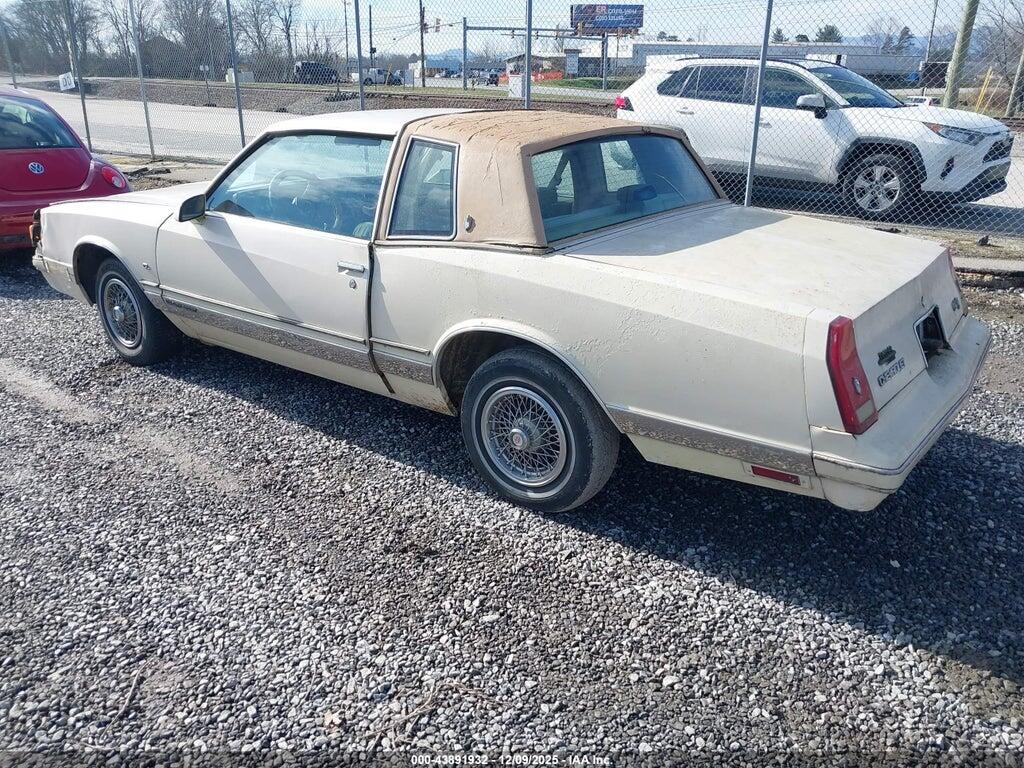 1G1GZ3780GR200036 1986 CHEVROLET MONTE CARLO photo no. 3