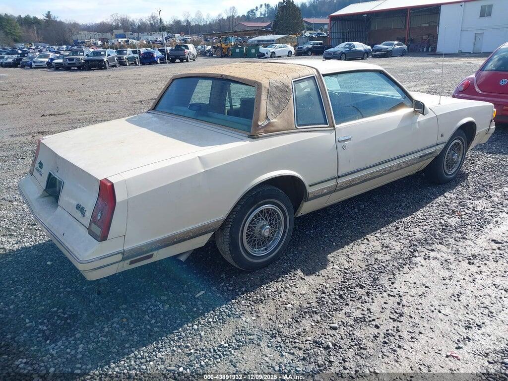 1G1GZ3780GR200036 1986 CHEVROLET MONTE CARLO photo no. 4