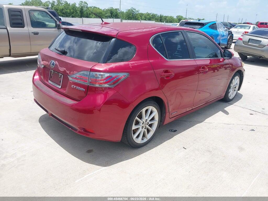 JTHKD5BH4D2166446 2013 LEXUS CT 200H photo no. 4