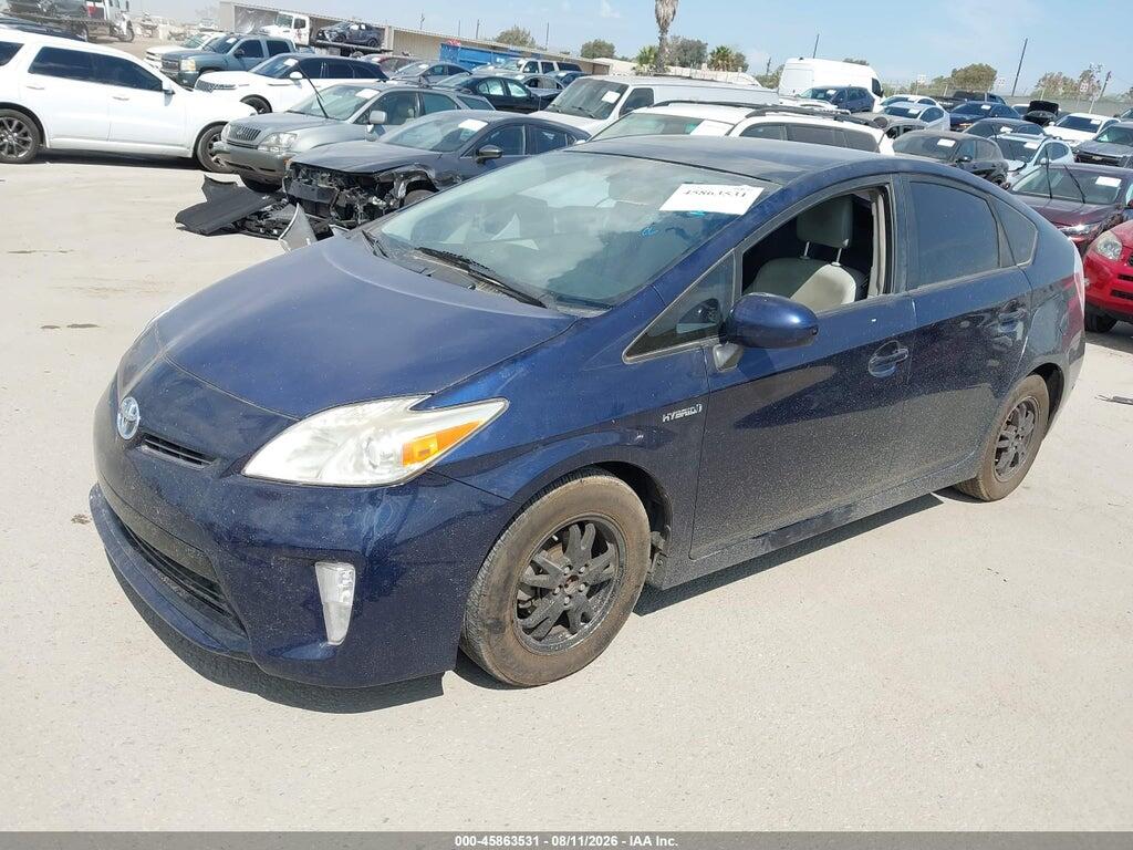 JTDKN3DU7E1765068 2014 TOYOTA PRIUS photo no. 2