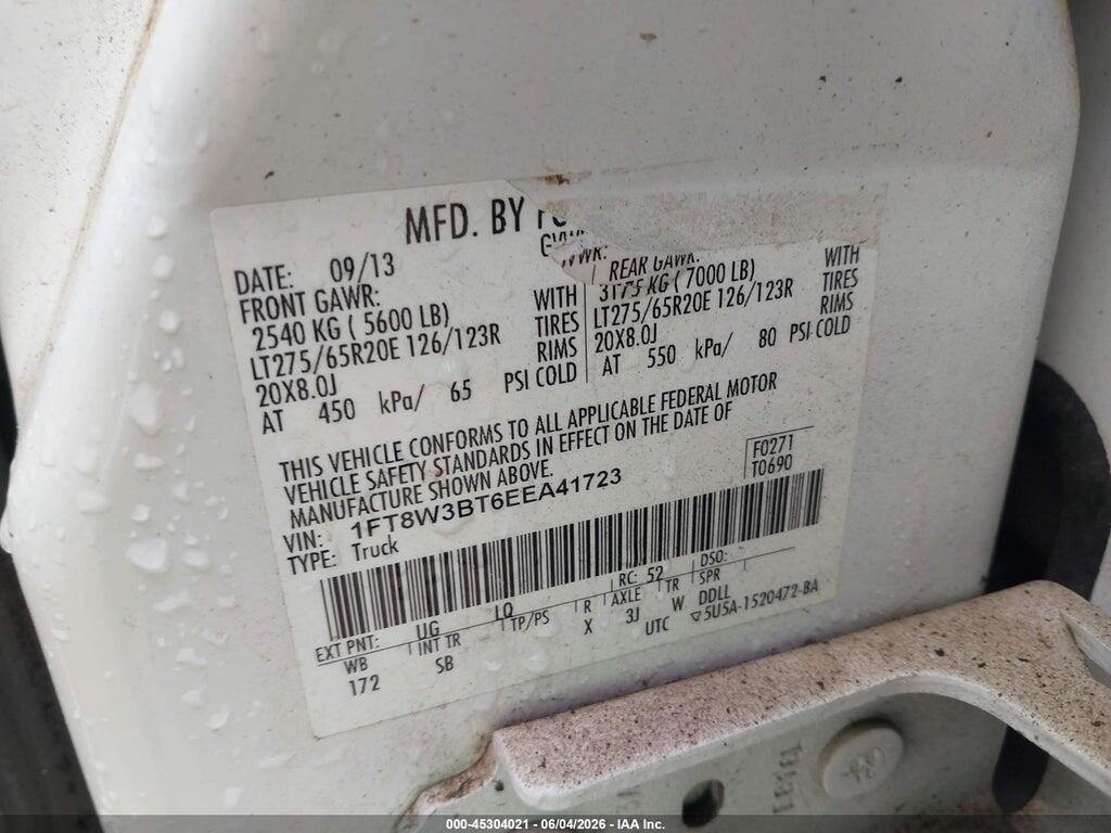1FT8W3BT6EEA41723 2014 FORD F-350 photo no. 8