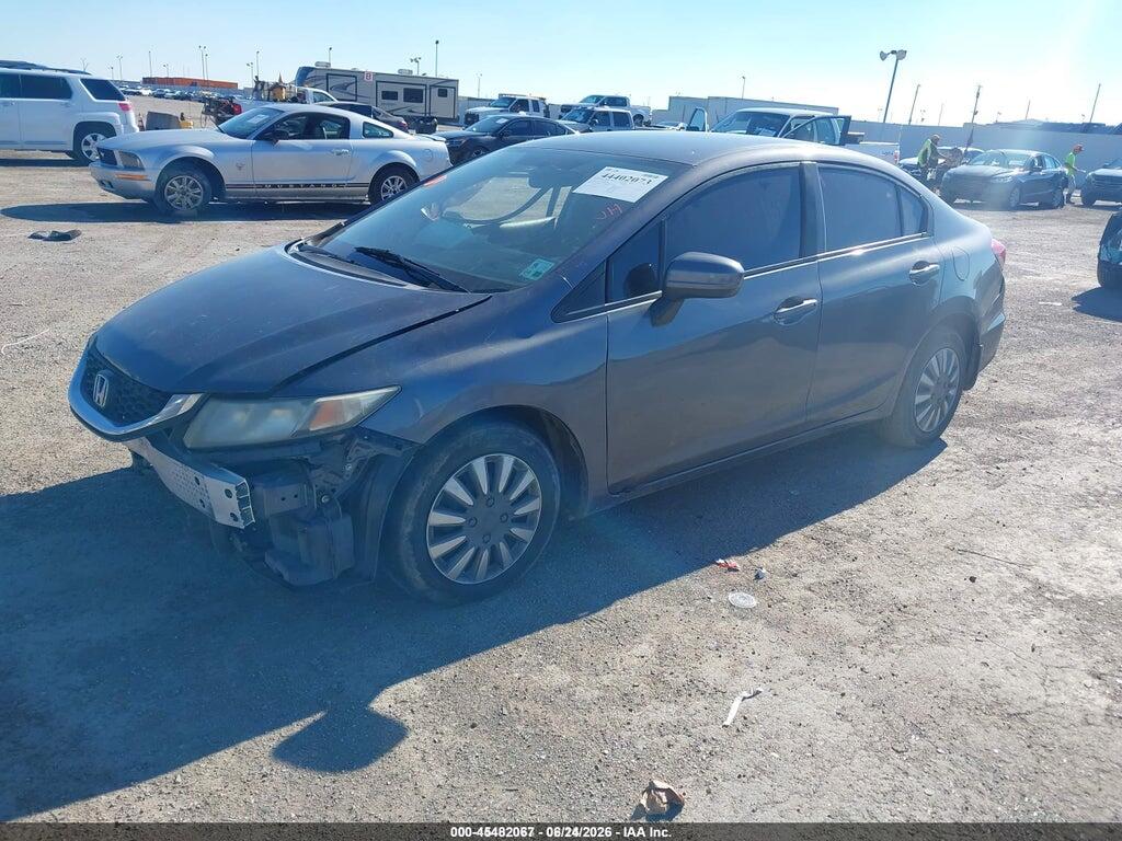 2HGFB2F59FH560995 2015 HONDA CIVIC photo no. 2