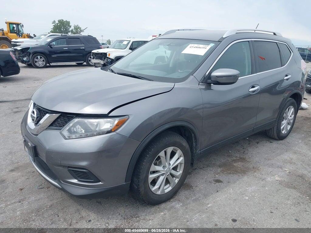 KNMAT2MV4GP732503 2016 NISSAN ROGUE photo no. 2