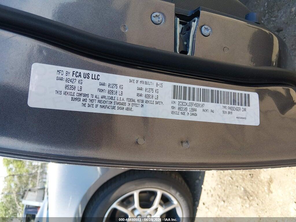 2C3CDXJG5FH920107 2015 DODGE CHARGER photo no. 9