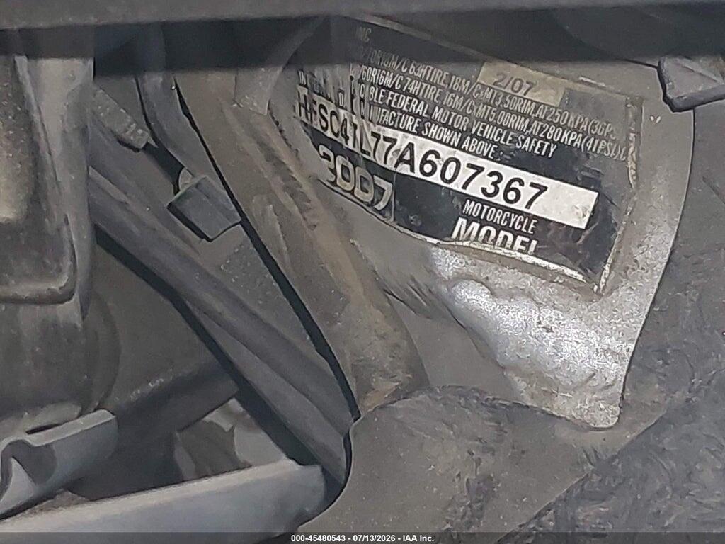1HFSC47L77A607367 2007 HONDA GL1800 photo no. 10