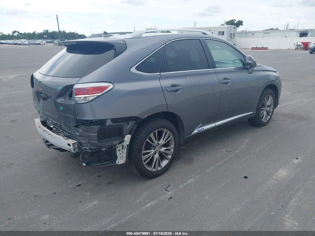 JTJBC1BA6D2052414 2013 LEXUS RX 450H photo no. 4