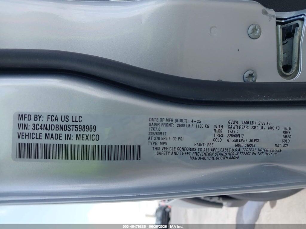 3C4NJDBN0ST598969 2025 JEEP COMPASS photo no. 9