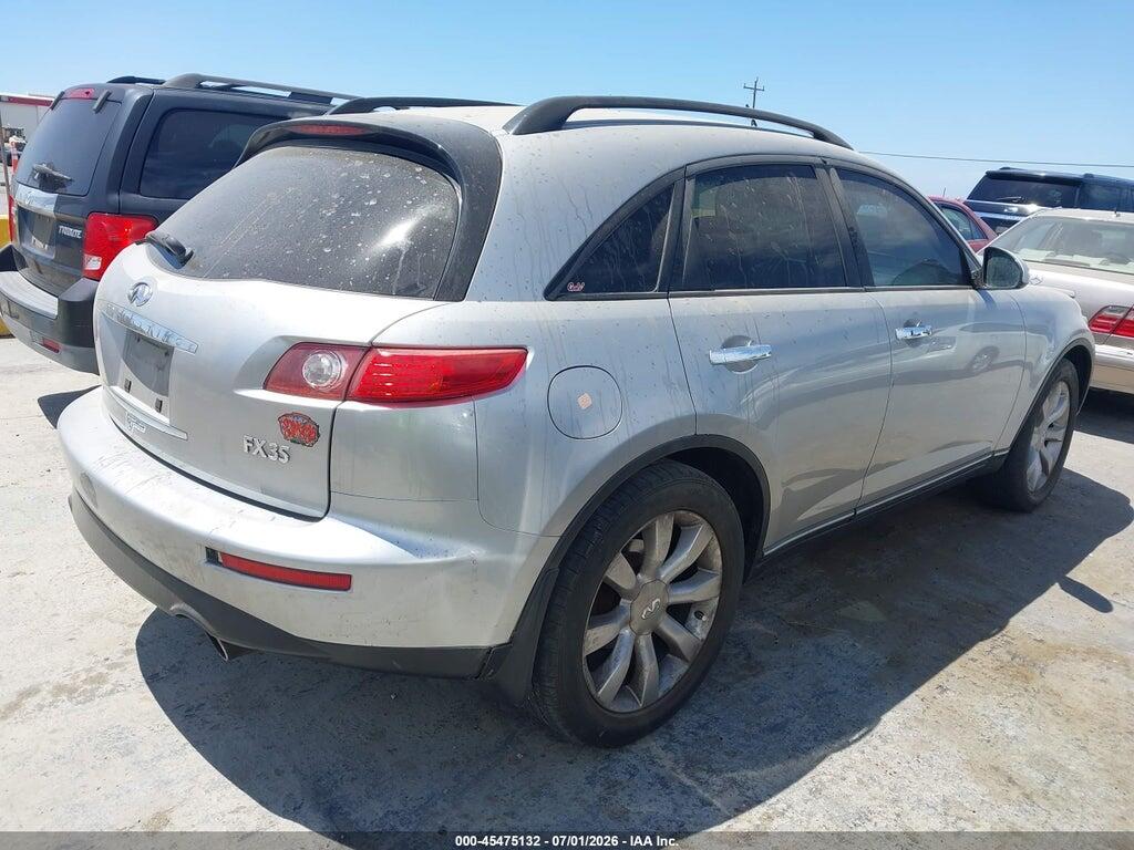 JNRAS08U76X103616 2006 INFINITI FX35 photo no. 4
