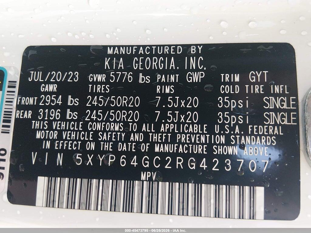 5XYP64GC2RG423707 2024 KIA TELLURIDE photo no. 9