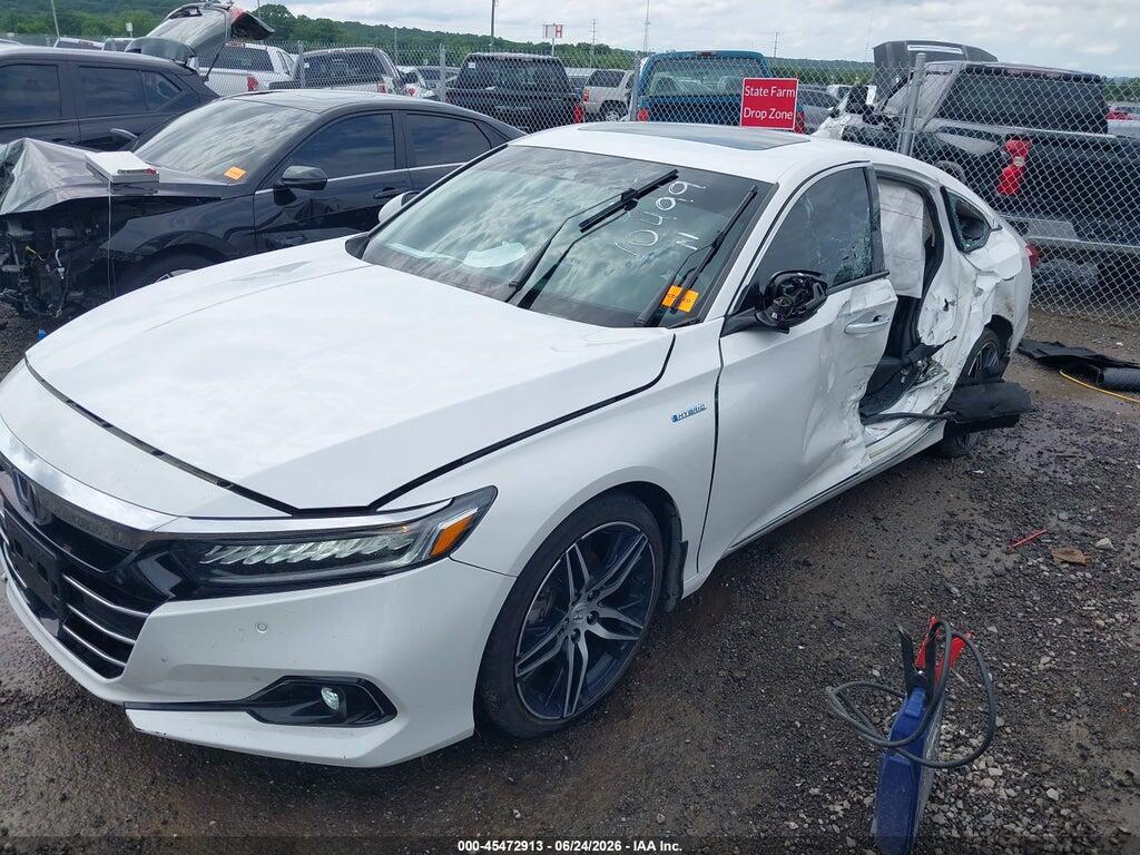 1HGCV3F96MA003539 2021 HONDA ACCORD HYBRID photo no. 2