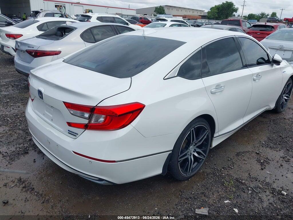 1HGCV3F96MA003539 2021 HONDA ACCORD HYBRID photo no. 4