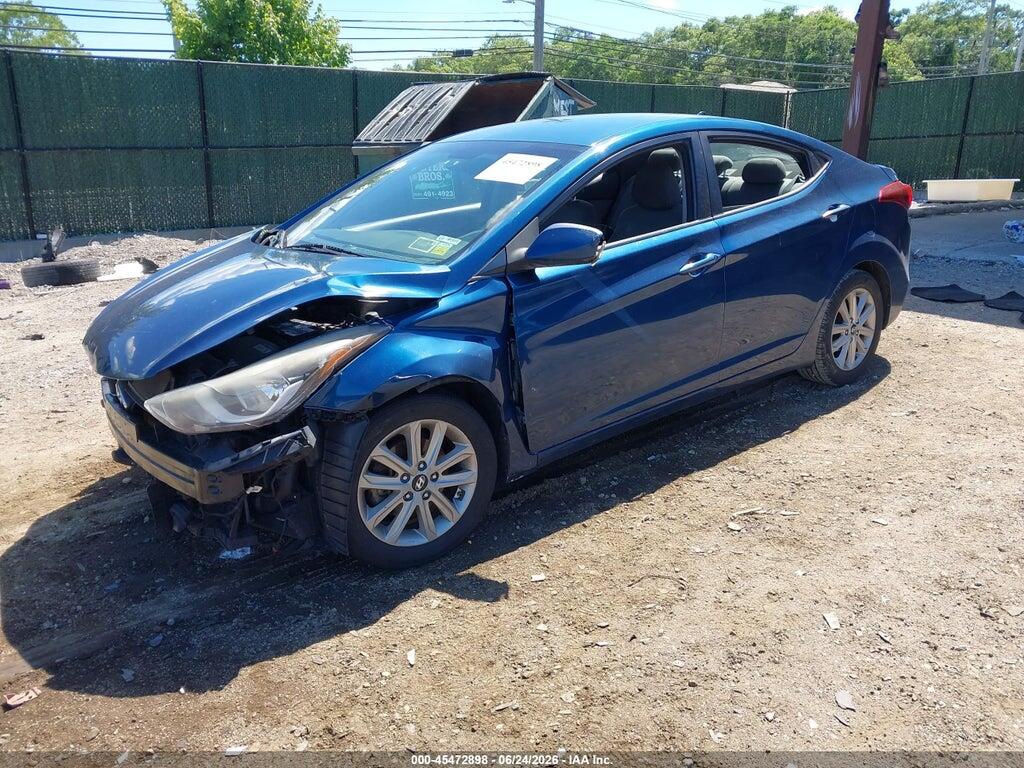 KMHDH4AE0EU166087 2014 HYUNDAI ELANTRA photo no. 2