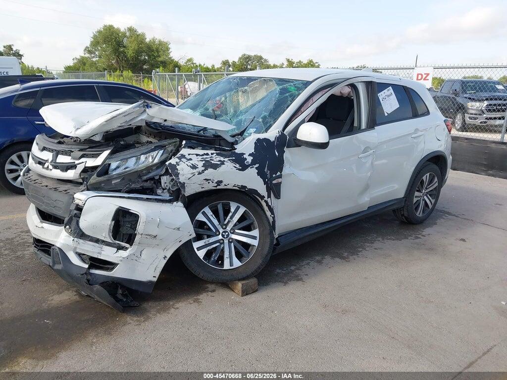 JA4AP3AU0LU022137 2020 MITSUBISHI OUTLANDER SPORT photo no. 2