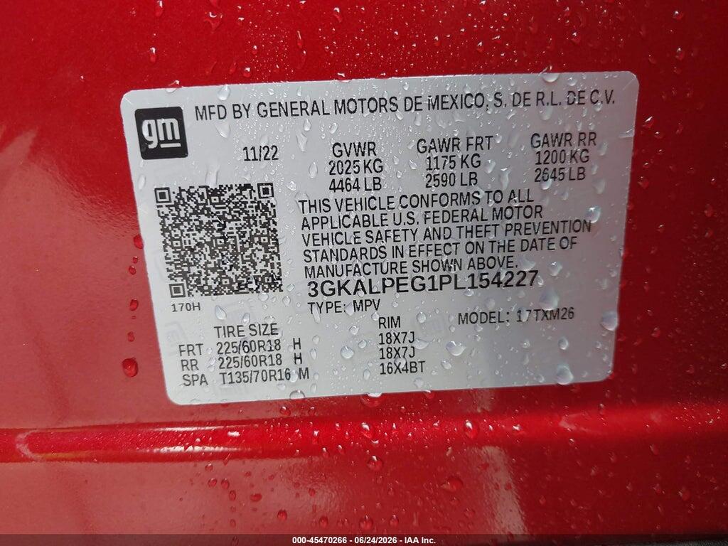 3GKALPEG1PL154227 2023 GMC TERRAIN photo no. 9